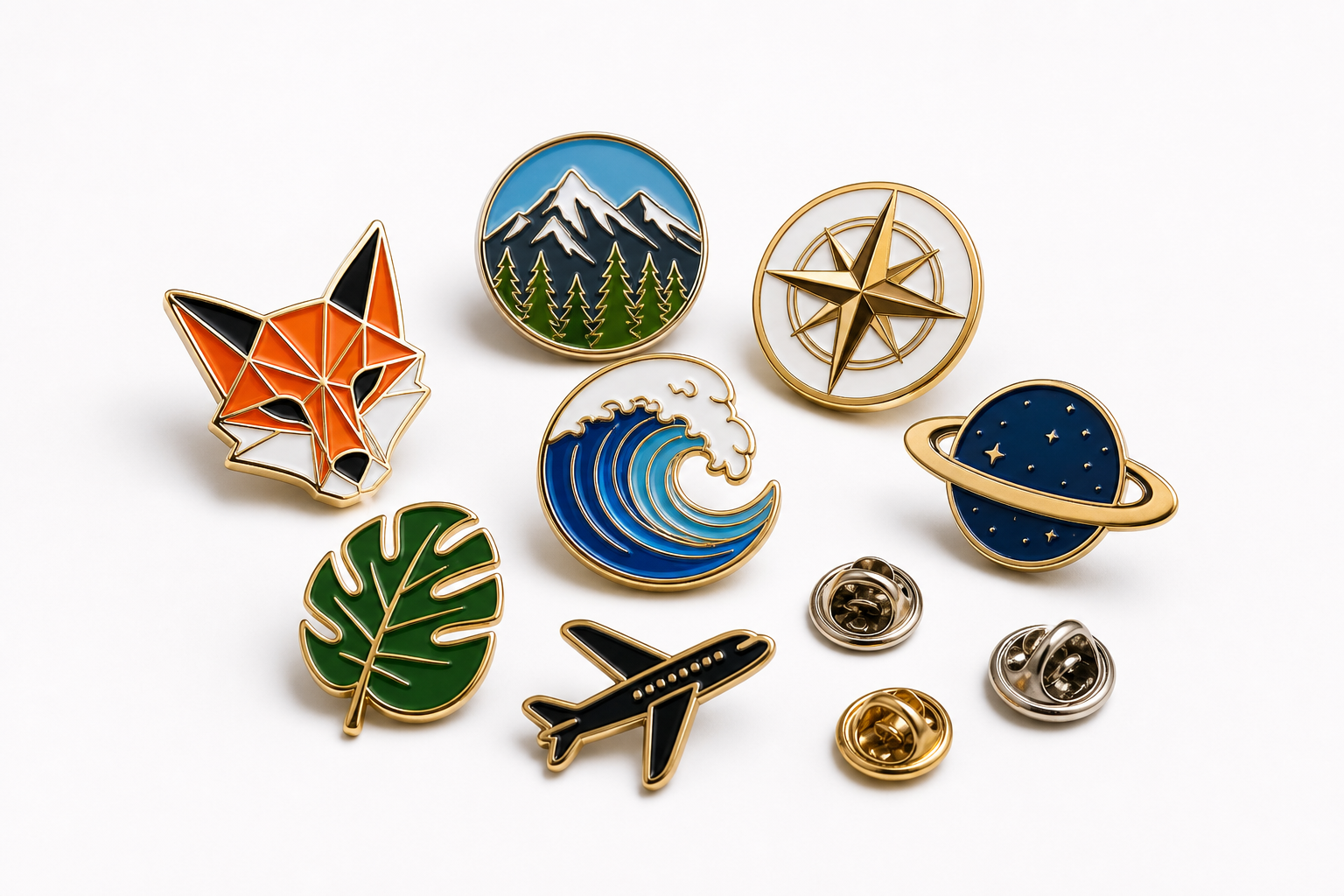 Imagen de muestra de producto de pins personalizados
