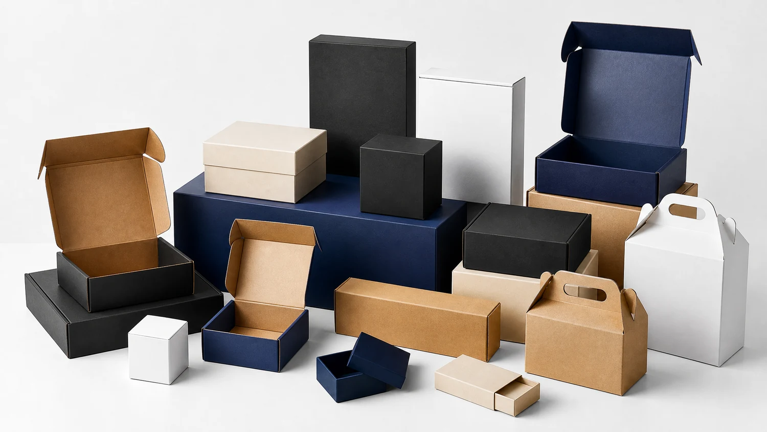 Muestrario mural de cajas personalizadas