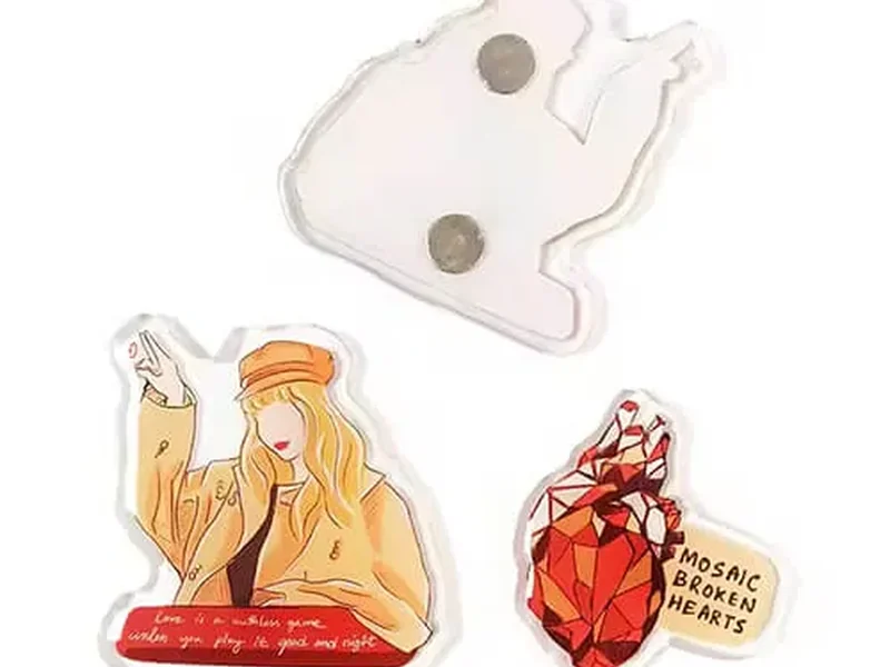 Imanes de nevera de acrílico personalizados