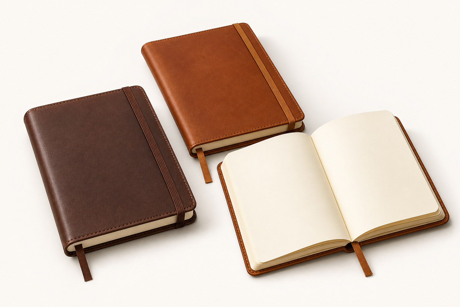 Imagen de muestra de producto de libretas personalizadas de cuero