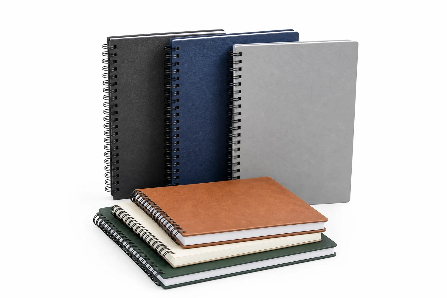 Imagen de muestra de producto de libretas personalizadas con espiral