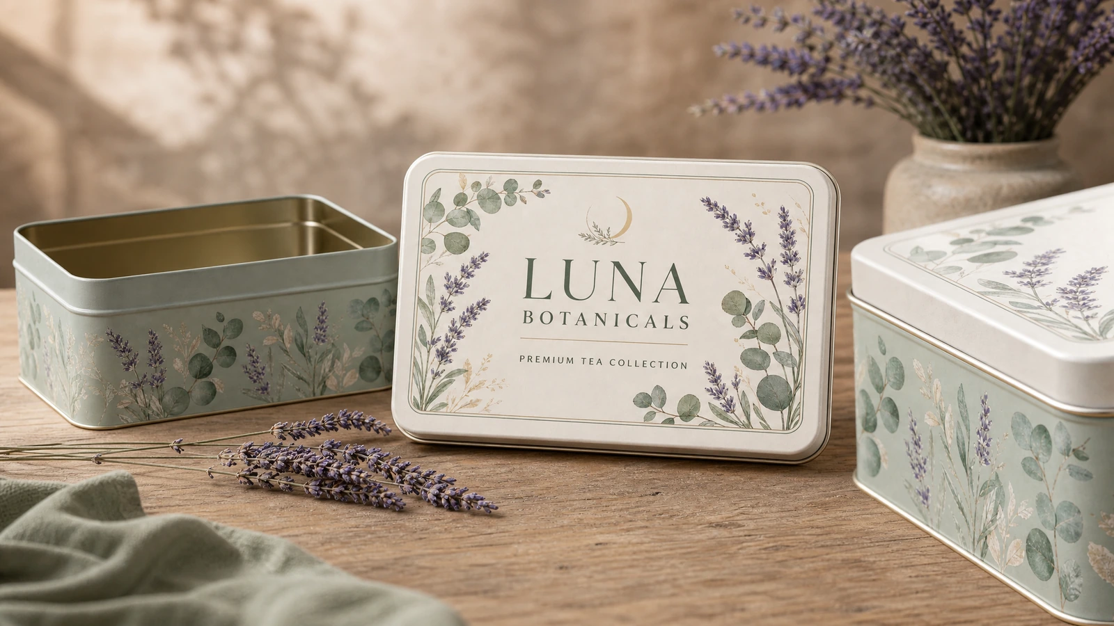 Flujo de producción de una caja de hojalata personalizada de dos piezas, desde la lámina y la impresión hasta el conformado, montaje de tapa, inspección y embalaje