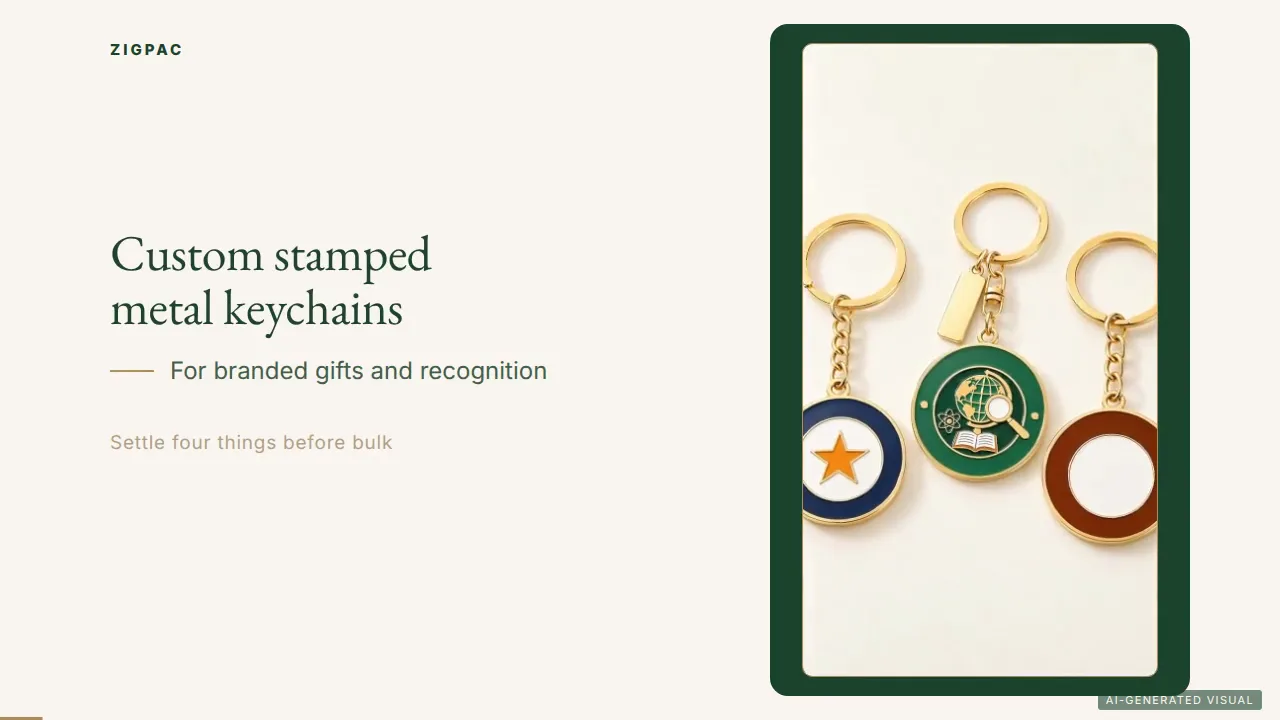 Llaveros metálicos estampados personalizados para regalos corporativos y reconocimiento diario: guía en vídeo