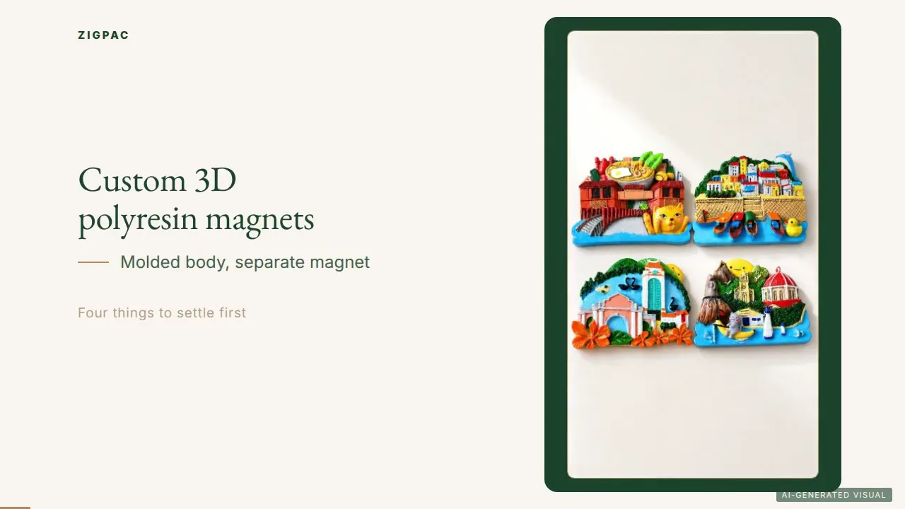 Imanes de nevera de resina personalizados para 3D recuerdos y regalos de marca: guía en vídeo