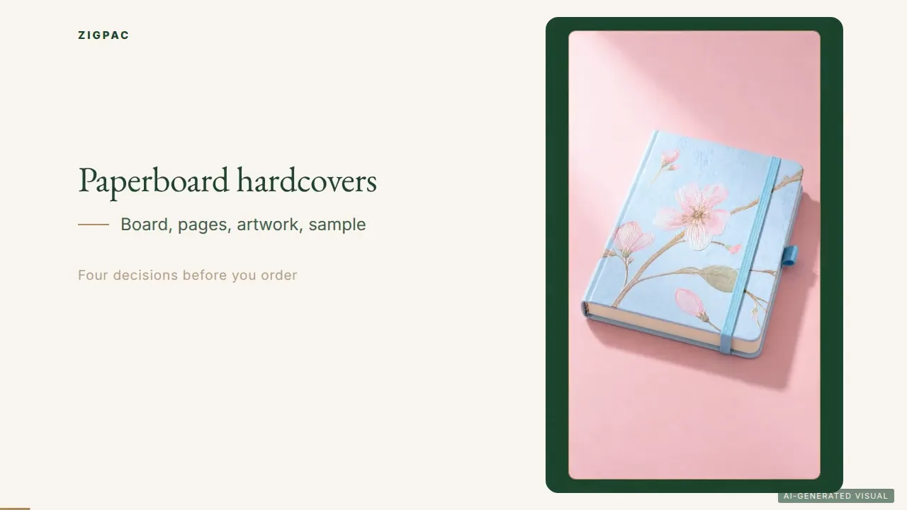 Cuadernos personalizados de tapa dura de cartón compacto para cubiertas de marca y escritura diaria: guía en vídeo