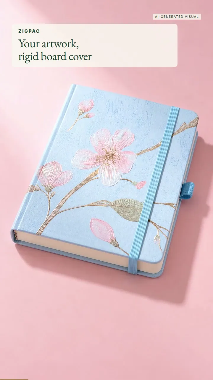 Cuadernos personalizados de tapa dura de cartón compacto para cubiertas de marca y escritura diaria: vídeo breve