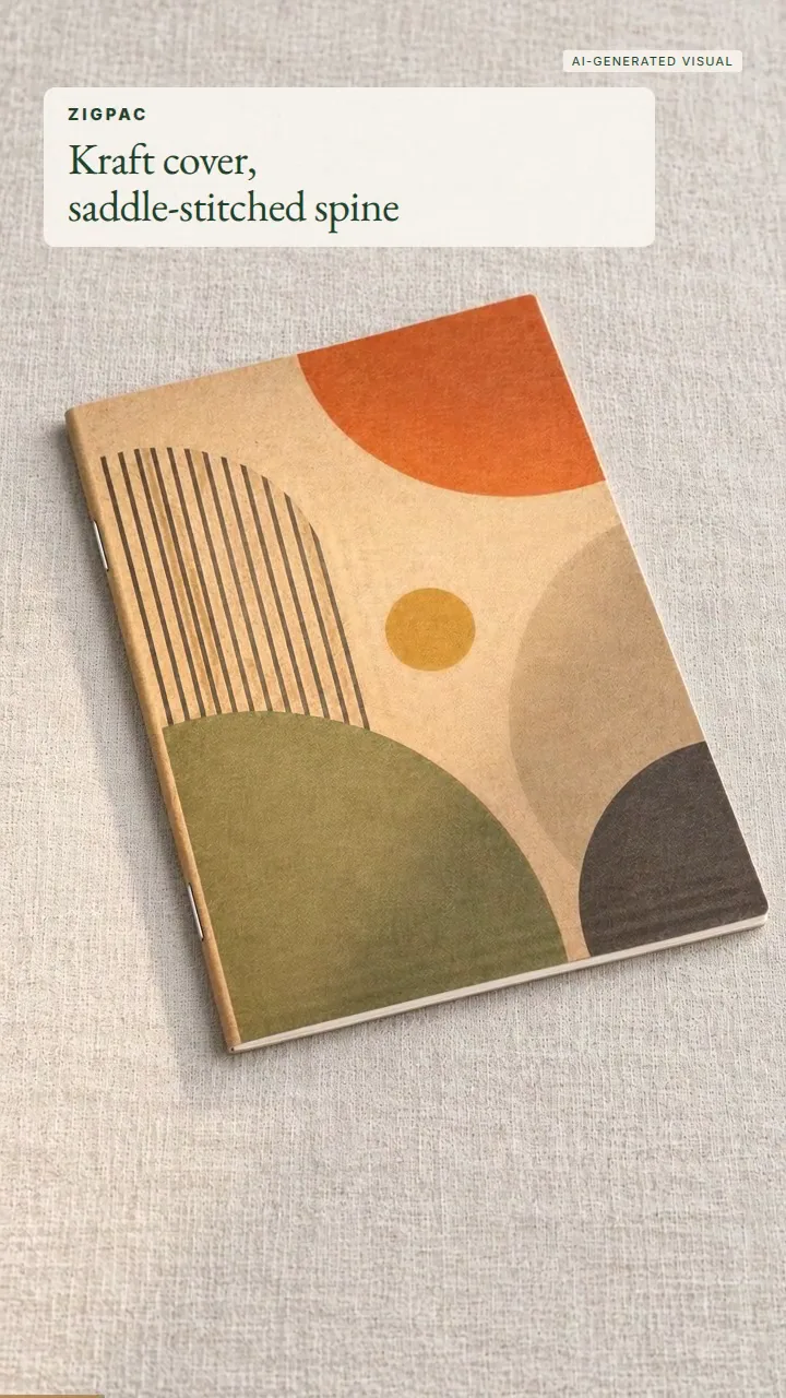 Cuadernos de cartón personalizados con cubiertas de cartón kraft: vídeo breve