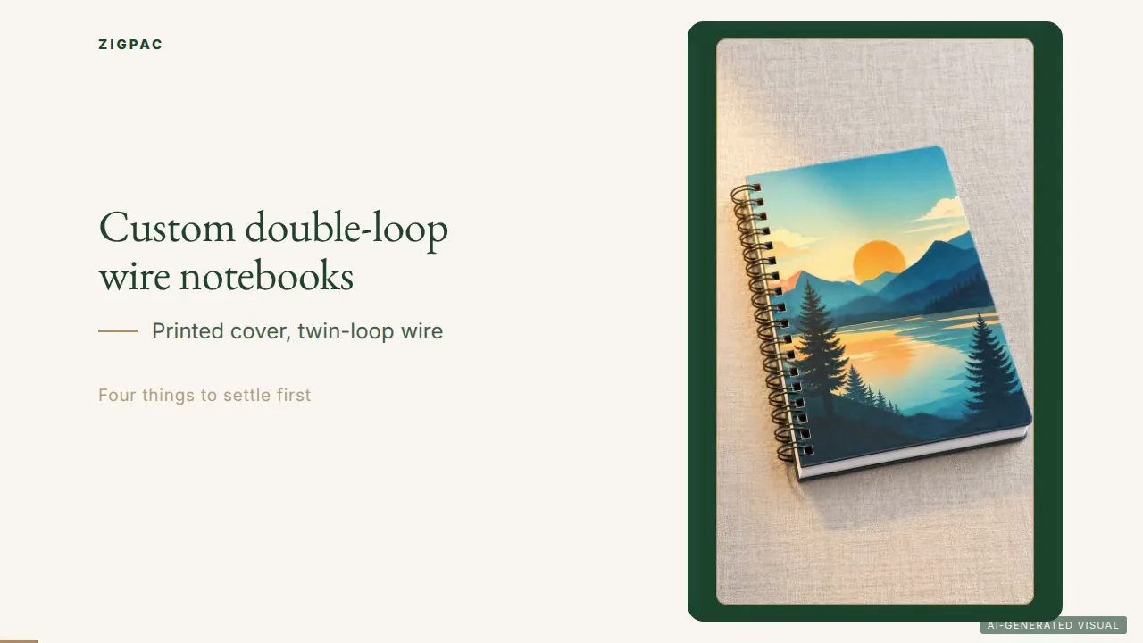 Cuadernos Wire-O personalizados para regalos corporativos, agendas y notas diarias: guía en vídeo