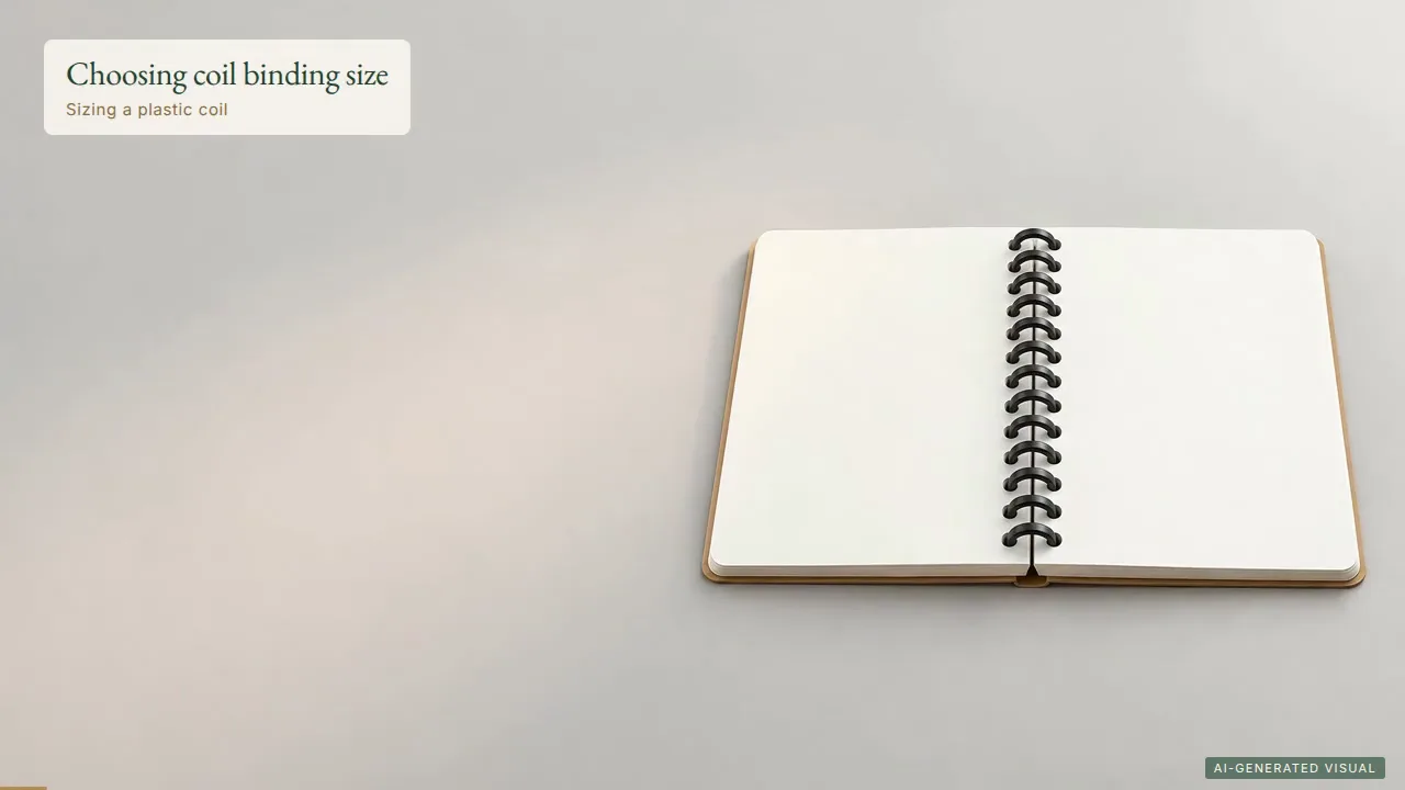 Cómo elegir el tamaño de la encuadernación en espiral para cuadernos personalizados: diámetro, paso y número de páginas (vídeo)