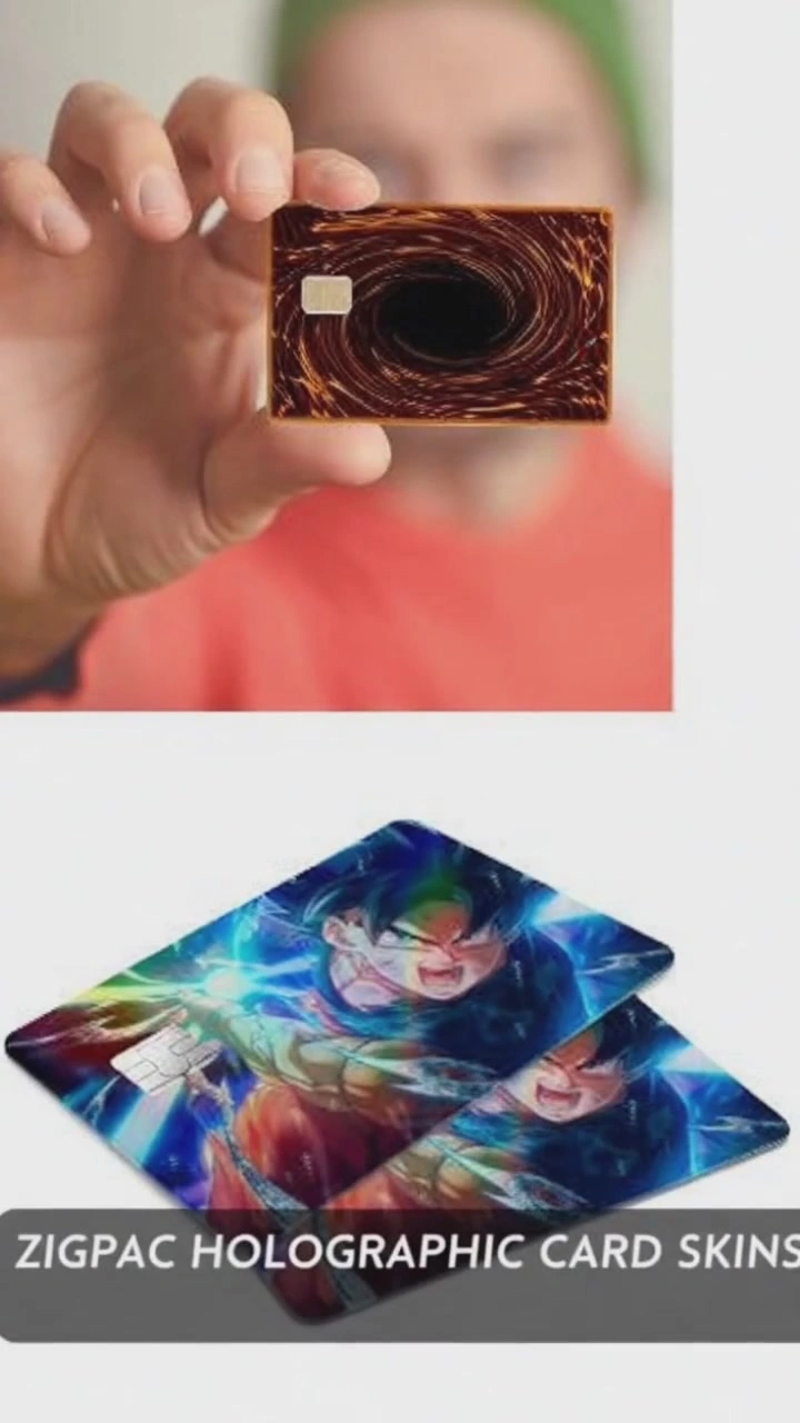 Pegatina Skin Anime para Tarjeta de Crédito - Calcomanías de Vinilo Personalizadas al por Mayor para Bancos y Empresas: vídeo breve