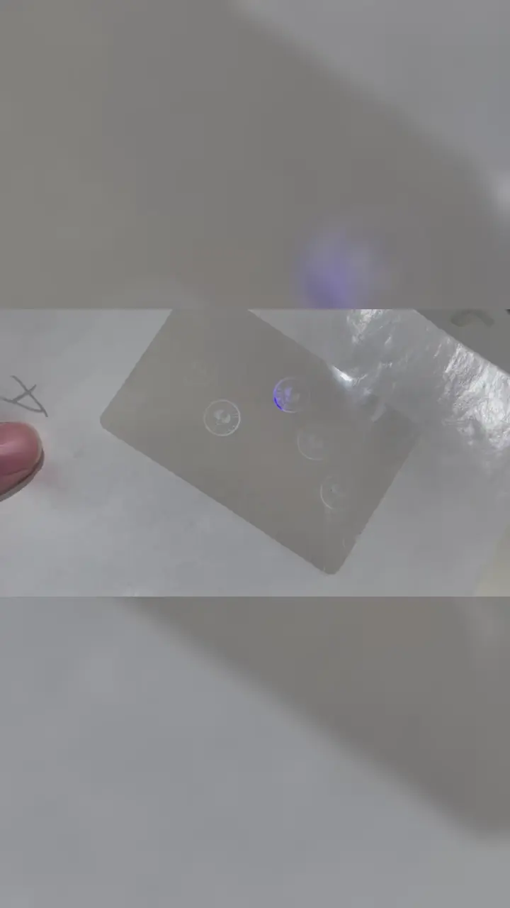 Australia Meridional overlay holográfico transparente para licencia de conducir | SA película holográfica de seguridad para tarjetas de identificación: vídeo breve
