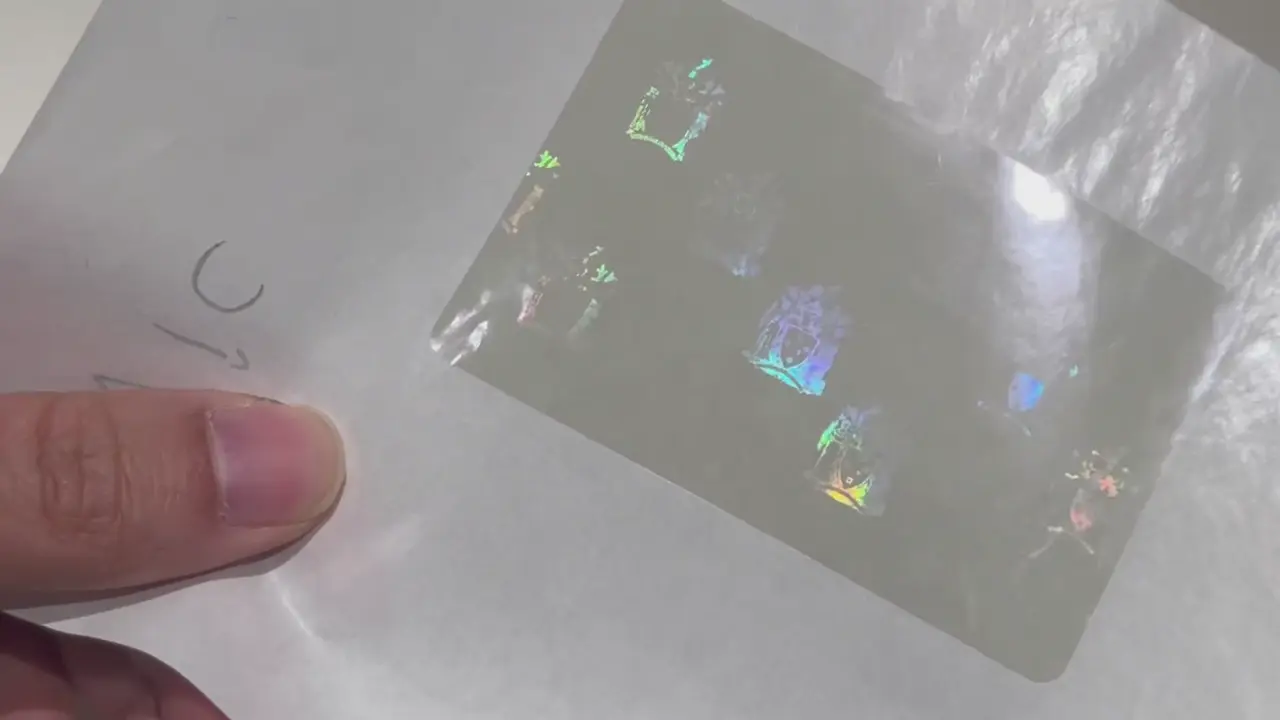 Victoria overlay holográfico transparente para licencia de conducir | VIC película holográfica de seguridad para tarjetas de identificación: guía en vídeo