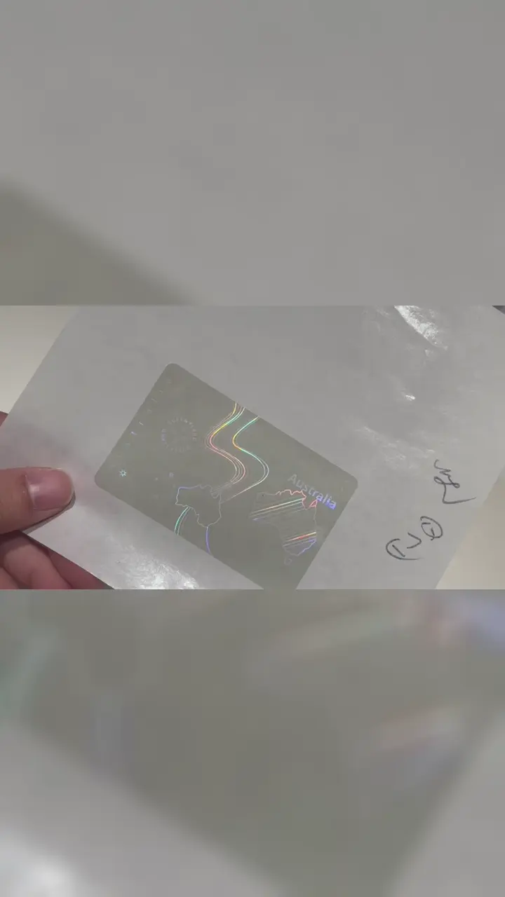 Overlay holográfico ID personalizado | Protección holográfica para documentos: vídeo breve